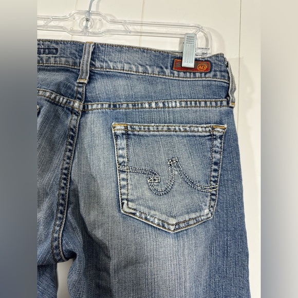 AG Adriano Goldschmied Jeans Women Sz 27R The Tomboy Distressed USA Low Rise Y2K - Picture 10 of 16